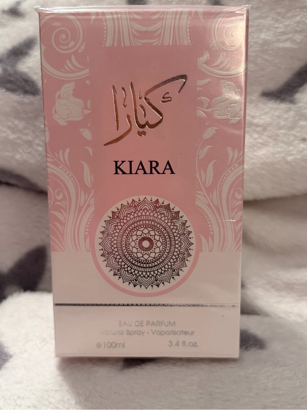 Kiara Women’s Perfume - Soft Pink & Silver Accents